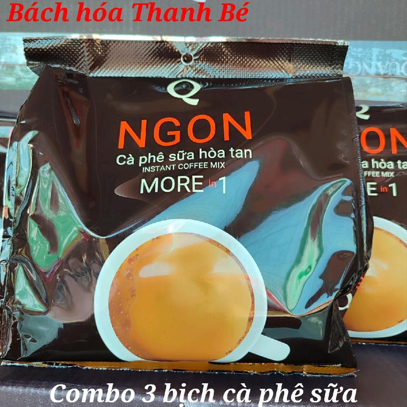  Combo 3 Bịch cà phê sữa Ngon Trần Quang Coffee Cafe Đường Bột 