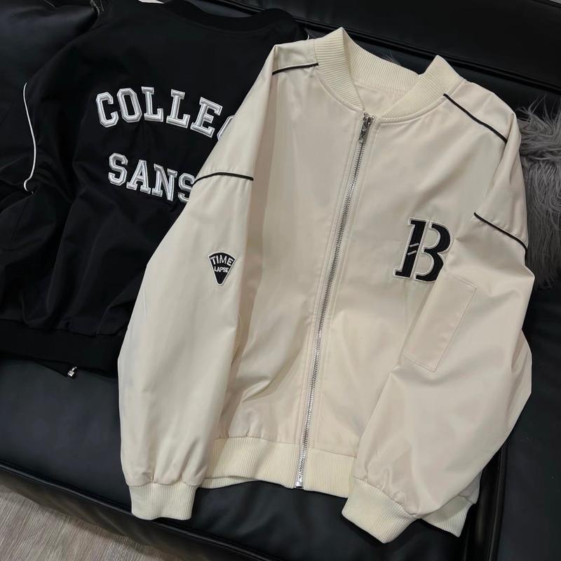 ÁO KHOÁC GIÓ FORM NAM NỮ COLLEGE SANSY Jacket Top PHONG CÁCH UNIXEX CÁ TÍNH Women