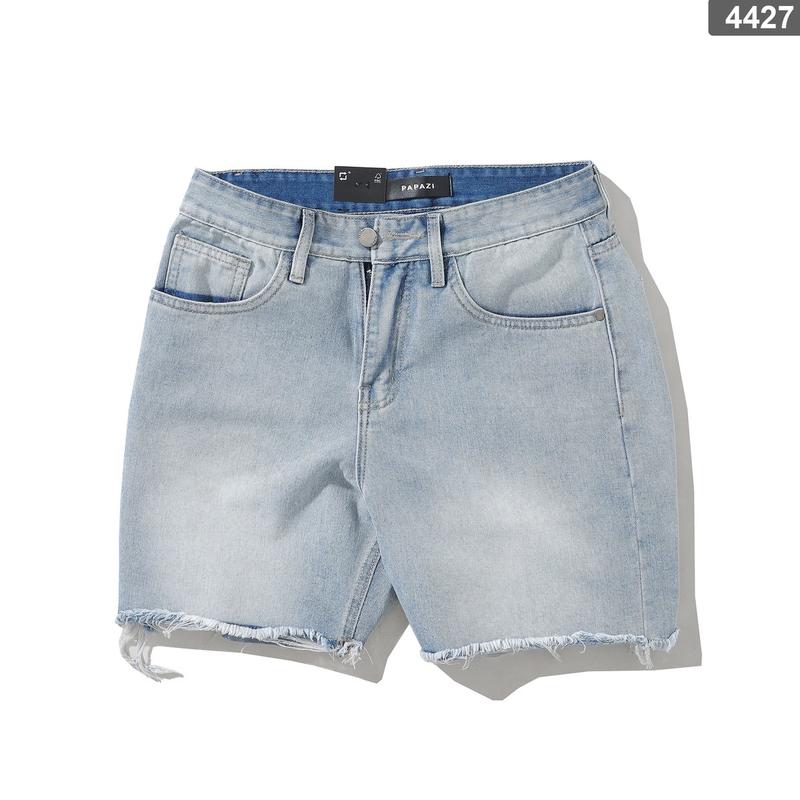 Quần short trên gối Mã_R4427, gam màu xanh, dễ phối đồ, phong cách cá tính - PAPAZI