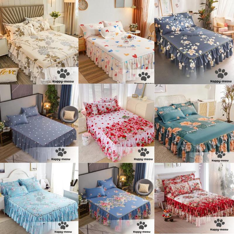 HM King Size 3 IN 1 Cadar Soft Ropol Set Premium Bedsheet Be - TikTok ...