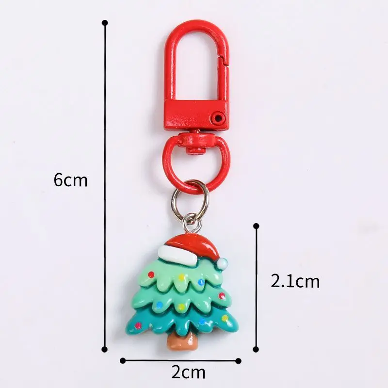 Dây Chuyền Chìa Khóa Giáng Sinh, Thiết Kế Hoạt Hình Dễ Thương, Chất Lượng Cao Cấp, Thích Hợp Cho Túi Xách, Mặt Dây Chuyền Cặp Đôi, Quà Tặng Đồ Chơi, Quà Tặng Giáng Sinh, Hàng Mới Về Móc Khoá Women 7