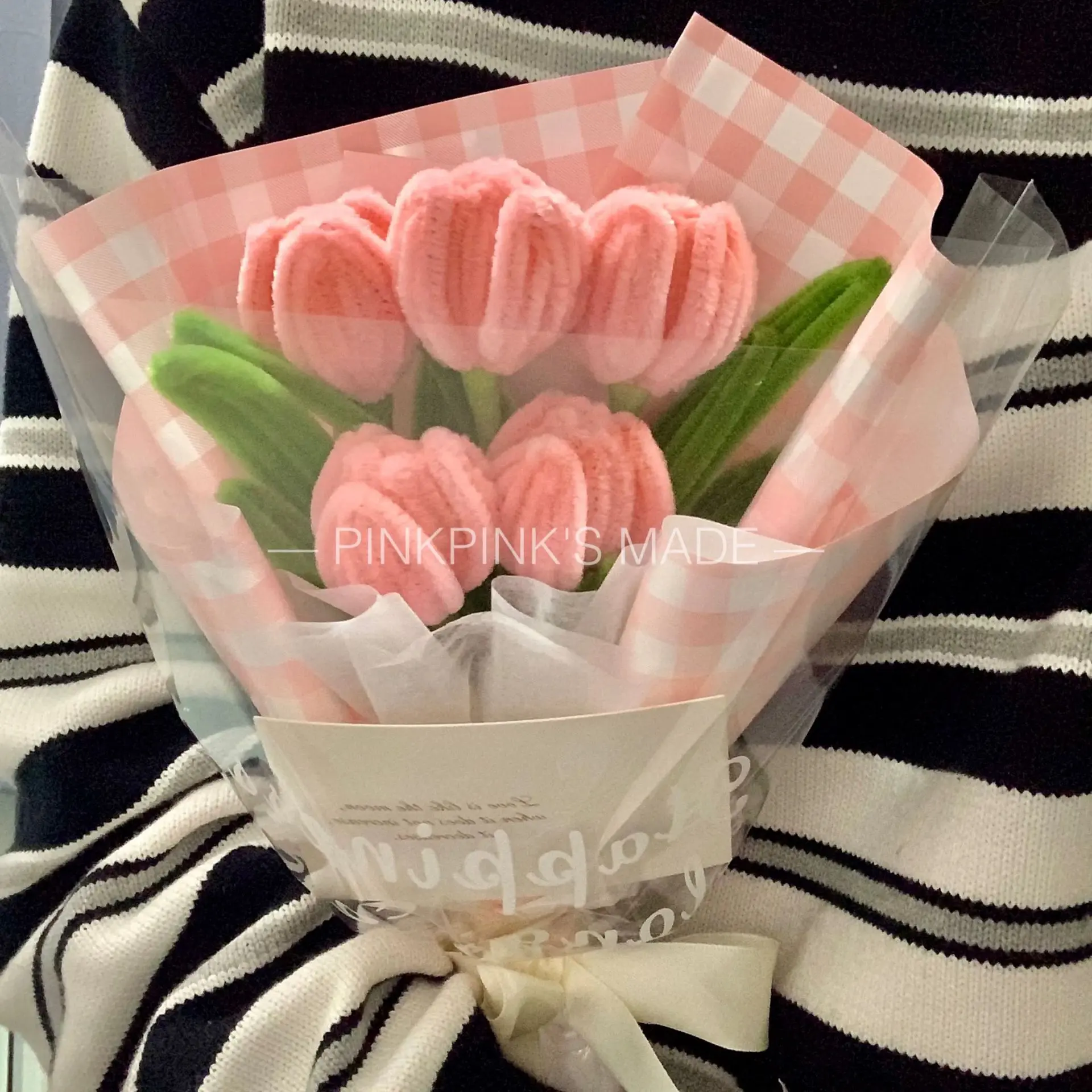 Finished Twisted Stick Bouquet Handmade Tulip Artificial Flower Never Fade Flower Preserved Fresh Flower Artificial Flower Gift for Girl Decor Fruit Plant Decorative Ornaments