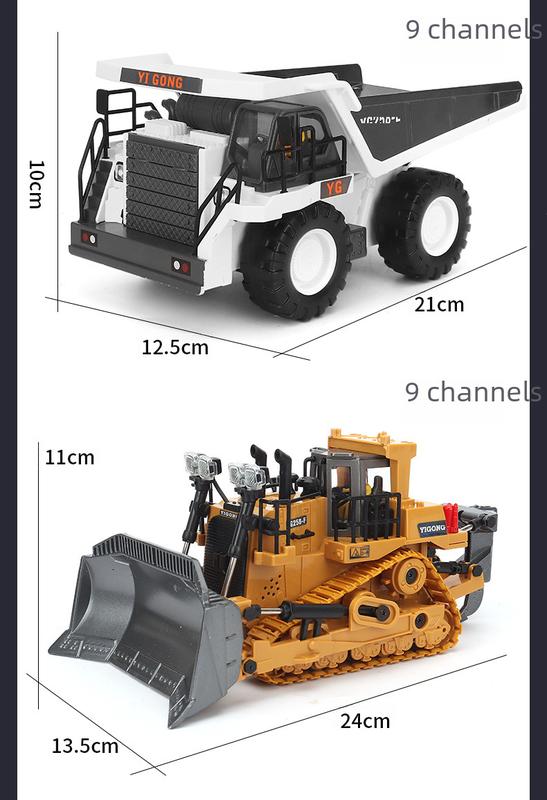 Product Introduction of รถขุดควบคุมระยะไกล, รถอัลลอย, ของเล่นรถวิศวกรรม, ชาร์จใหม่ได้, การออกแบบข้ามพรมแดน, เหมาะสำหรับเด็ก, พร้อมจัดส่งฟรี, รถของเล่นเด็ก 12