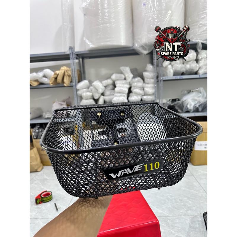 COMBO BÁT RỔ WAVE S110 GẮN NHƯ ZIN DÁNG CHÚI KÈM ỐC Thép Dày Sơn Tĩnh Điện Bền Bỉ Tem Wave110 Nổi Bật