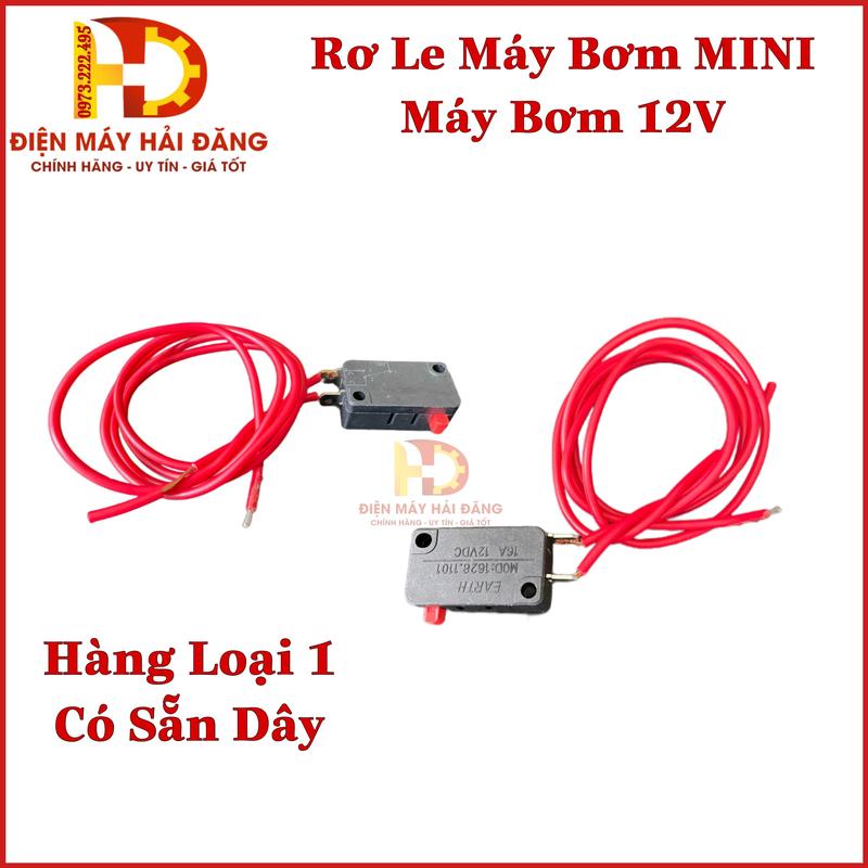 Role tự ngắt bơm mini 12v, máy bơm bình phun thuốc sâu, bơm đôi sinleader, phun thuốc tưới cây, tưới lan