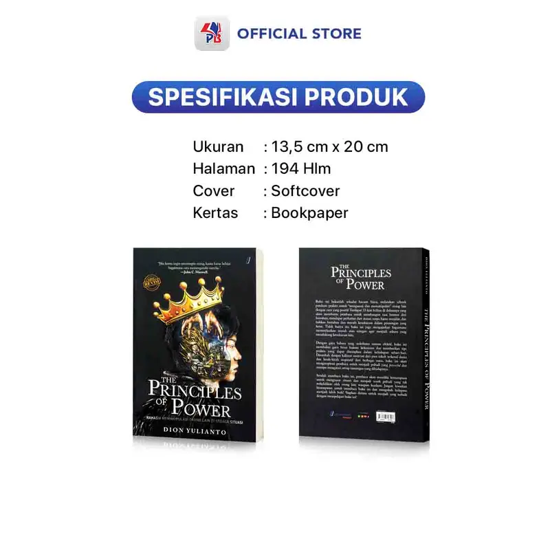 Buku The Principles Of Power ( Rahasia Memanipulasi Orang Lain Di Segala Situasi ) Edisi Revisi / JENDELA - JD 3