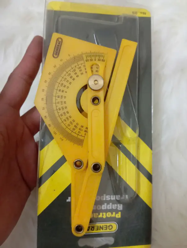 Dụng cụ đo góc và thước đo góc chính xác BBLUE 0° Đến 180° 1