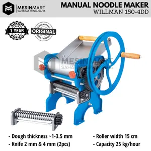 Penggiling/ Giling Mie/ Noodle Maker Manual WILLMAN (2mm & 4mm)