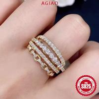 Gambar AGIAO Cincin Wanita Desain Gesper Berlapis Emas Zircon Berkilau Multi-Lapisan - Emas, Nomor 6 dari A.GIAO.ID Kab. Gresik 5 Tokopedia