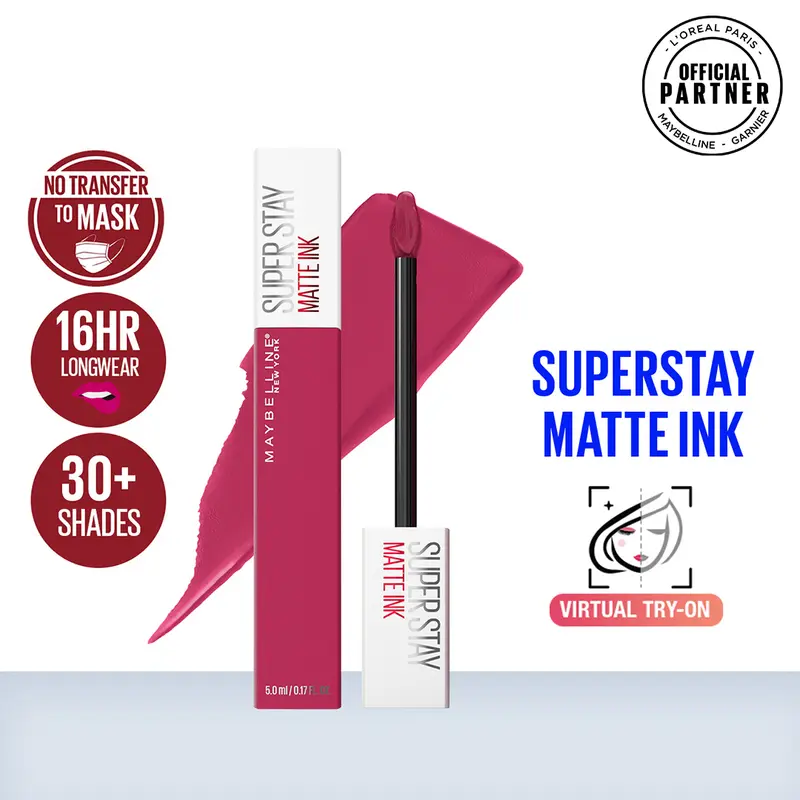 Maybelline Superstay Matte Ink Tahan Hingga 16 jam 2