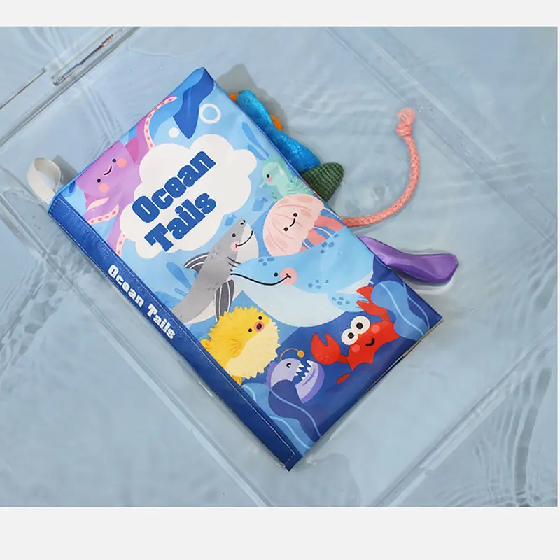 SOFT BOOK TAILS 3D  BUKU KAIN ANAK LUCU  / BUKU BANTAL BAYI BUKU KAIN / BABY BOOK 5