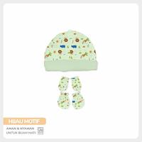Gambar FLUFFY - Set Topi dan Sarung Tangan Kaki Bayi - Series Safari Wild - Lembut & Standart SNI (Isi 3 Pasang) - Aneka Warna dari Fluffy Baby Store Kota Administrasi Jakarta Timur 3 Tokopedia