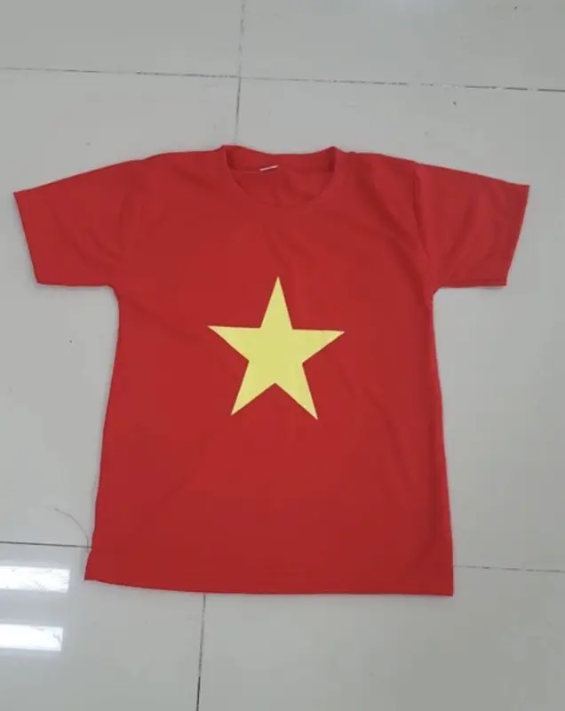 Áo thun cờ đỏ sao vàng VIỆT NAM trẻ em và người lớn cổ tròn tay ngắn hàng xưởng sỉ 3