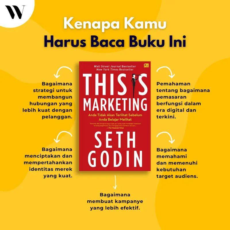 Buku Bisnis "This Is Marketing: Anda Tidak Akan Terlihat Sebelum Anda Belajar Melihat" by Seth Godin terbaik terlaris baru original terbaru terpopuler 0