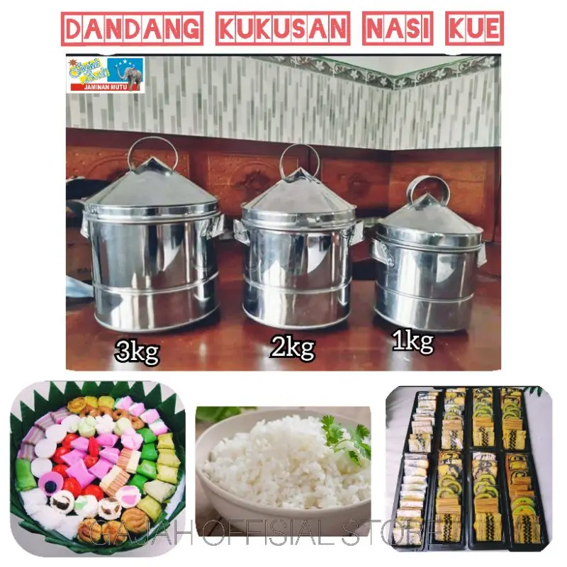 Bisa cod dandang pengukus nasi dan kue Kukusan Kukusan Kitchenware Kitchenware