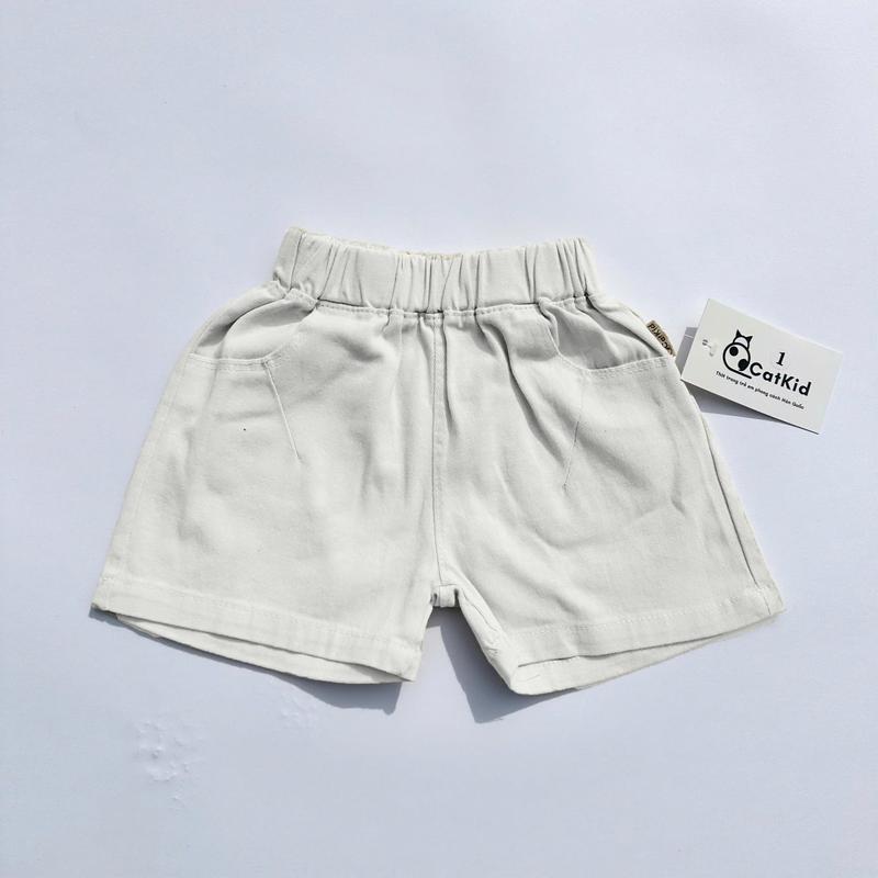 Quần đùi kaki bé trai phong cách Hàn Quốc quần sooc bé trai quần cộc bé trai 2