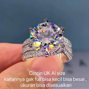 (Bebas beli 2 dapat bonus) C13 Cincin Zircon pesta simple titanium wanita Perhiasan  Rings  Hadiah