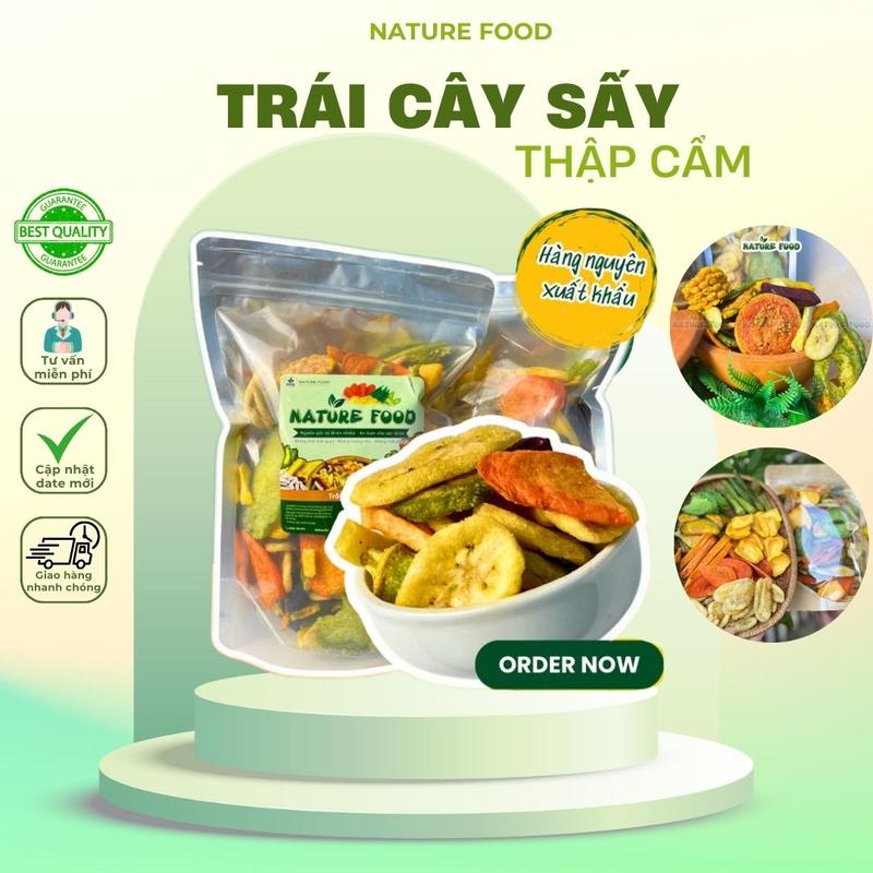  Trái Cây Sấy Thập Cẩm Nguyên Hàng Xuất Khẩu NATURE FOOD. 