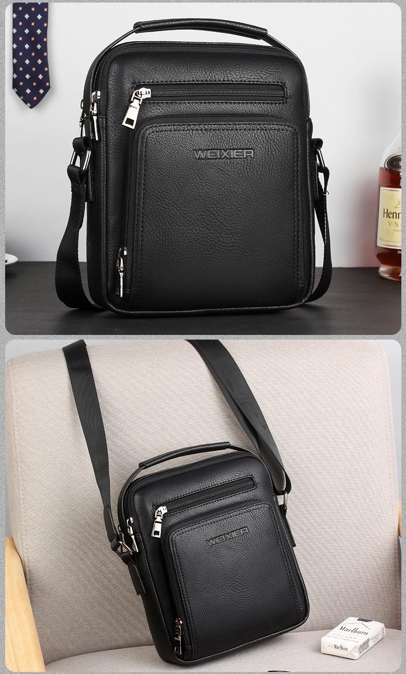 Product Introduction of Men's Shoulder Bag Messenger Bag Casual Tote for Men Satchel Men's Shoulder Bag Business Men's Bag 6