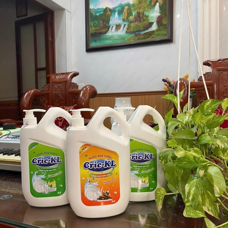 Nước rửa chén CRIC-KL   thùng 5can 2L