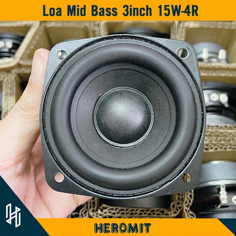 Loa Mid Bass 15W 4R 78mm loa