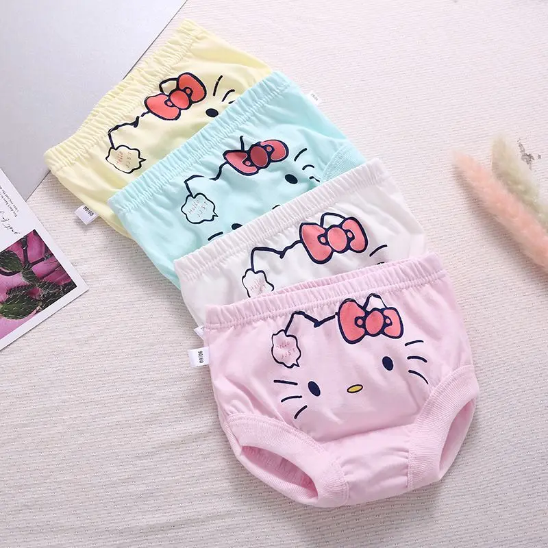 Girls' Underwear without Pp Children's Briefs Girls' Shorts Children Pants Cotton Children's Underwear Breathable