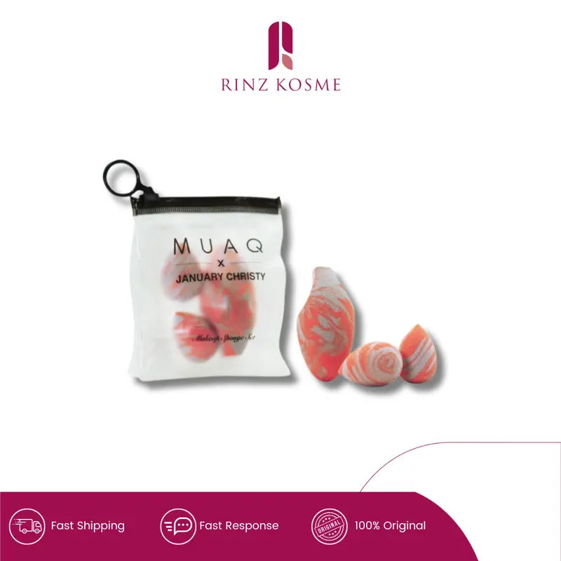 MUAQ X JANUARY CHRISTY MAKEUP SPONGE SET Blender 0