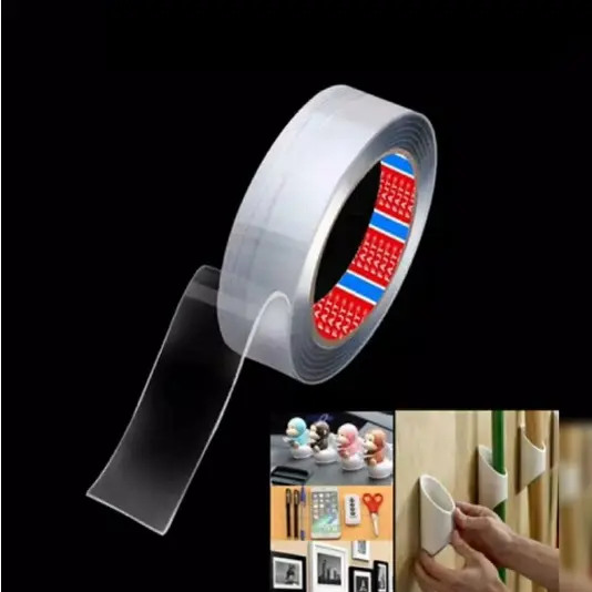 IJN  Nano Double Tape / Double Tape / Selotip Isolasi Bening Multifungsi Ketebalan 2MM 3