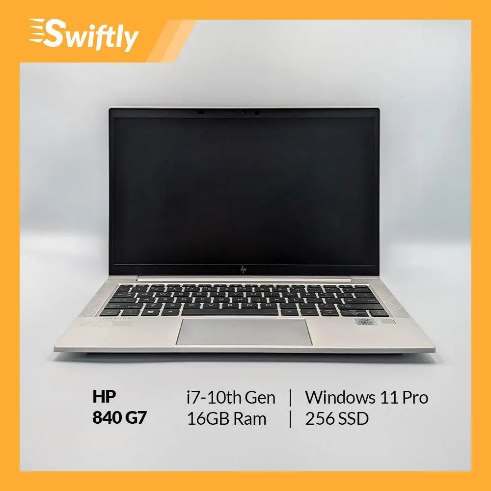 [Refurbished] HP 14 inch Elitebook 840 G7 Quality Laptop - i7-10th Gen - 16GB Ram - 256 SSD - FREE 2 months warranty