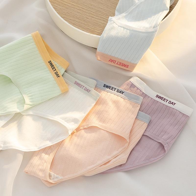Quần Lót Nữ Co Dãn Thoải Mái, Quần Lót Cotton Cạp Vừa, Đáy May Không Cộm, Kháng Khuẩn Savill L0763 Women Xanh Dương ngắn 3