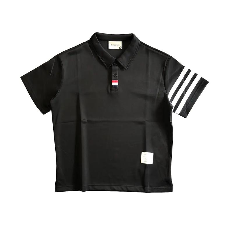 Áo Polo Zoewatson sọc tay New York B0717 BuiVintage vải cotton dày dặn phom đẹp.