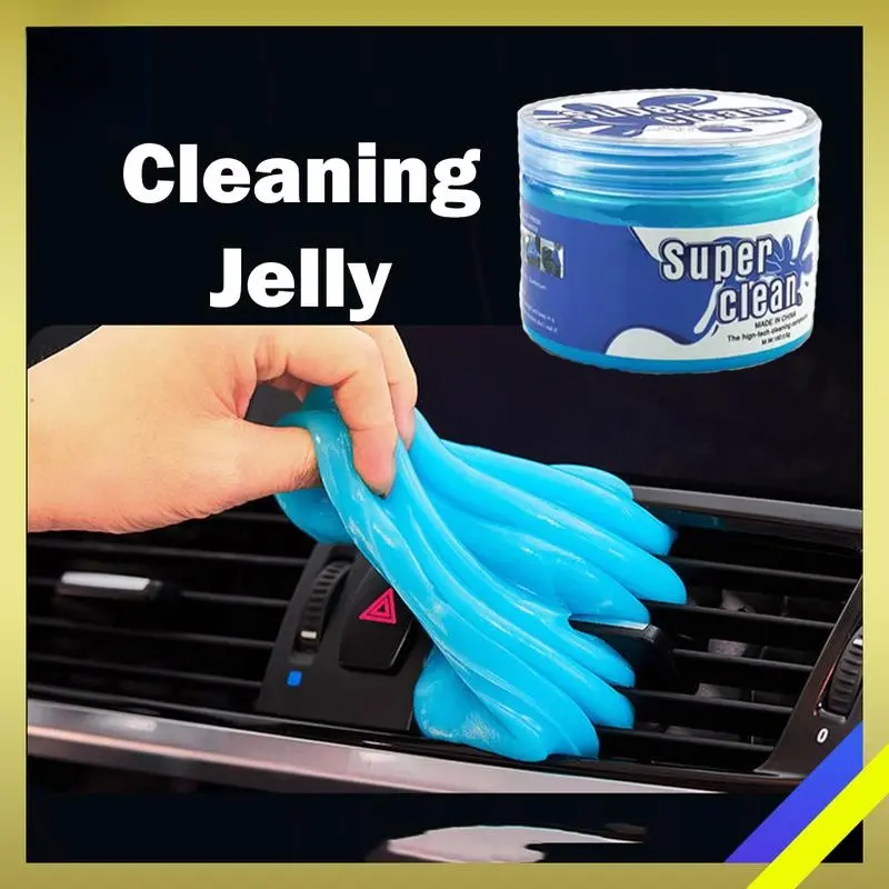 Gel Làm Sạch Xe Hơi, Siêu Sạch, Loại Bỏ Bụi, Gel Cao Su Mềm, Chất Tẩy Rửa Ma Thuật Thạch, Thích Hợp Làm Sạch Đồ Chơi Slime Và Squishy