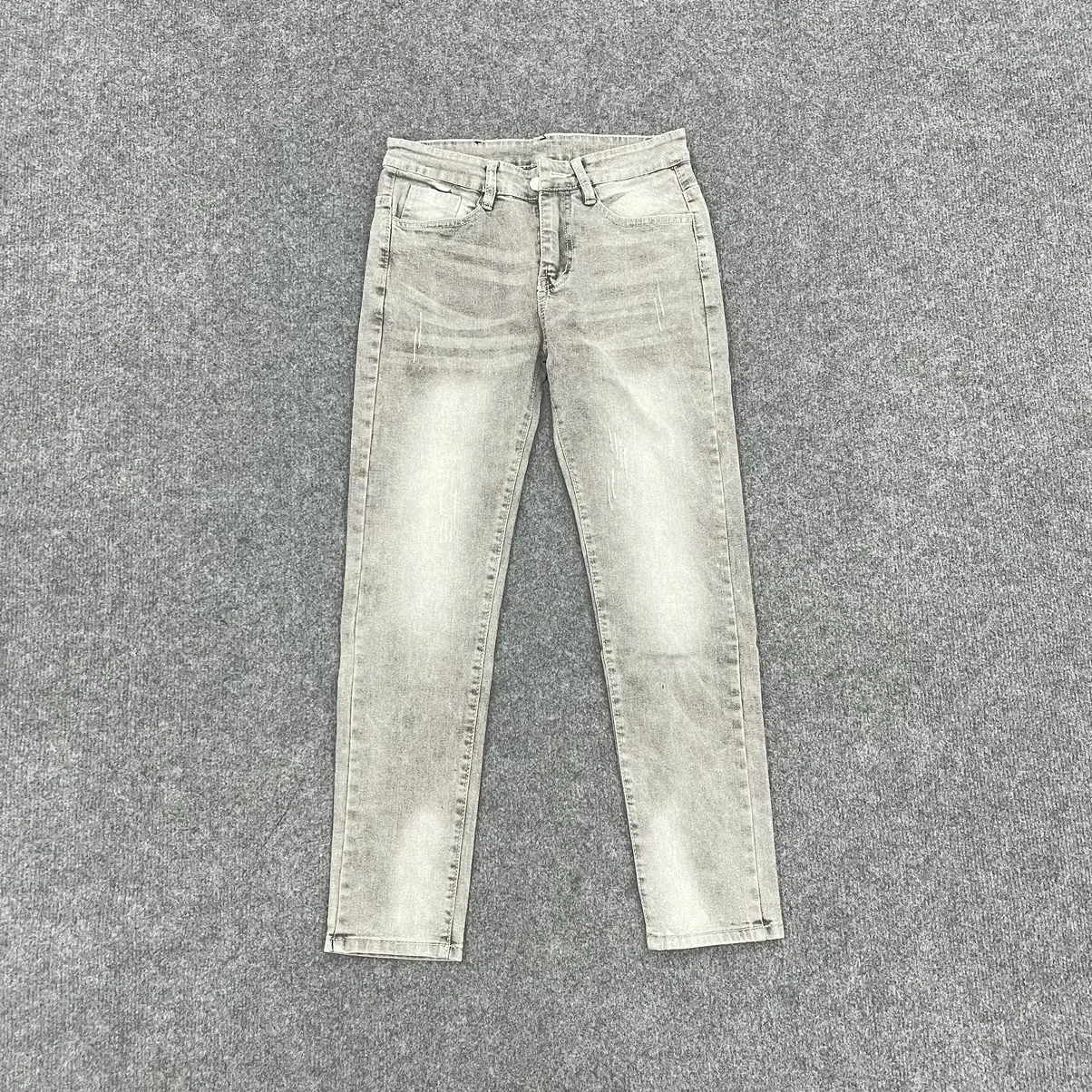 Quần Jean Nam 456 wash xám bạc