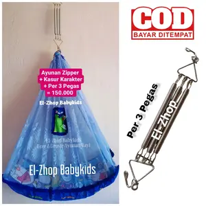 Ayunan Kelambu Bayi Set Per 3 Pegas