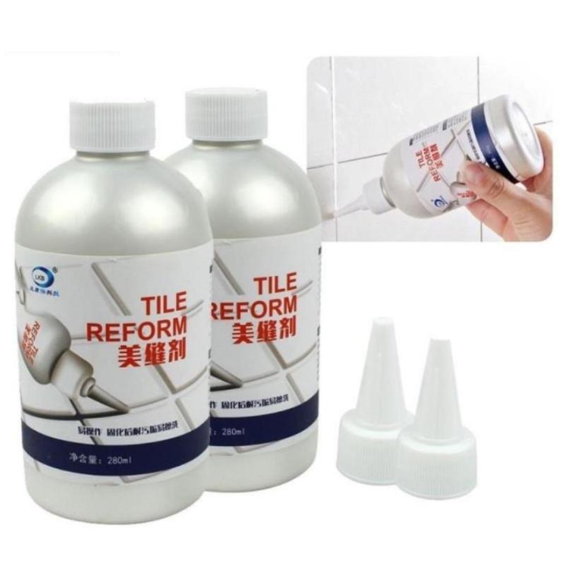 Lọ Sơn Kẻ Chỉ Gạch 280ml Đa Năng, Sơn Kẻ Chỉ, Sơn Chỉ Gạch Nền Nhà, Sơn Ron Gạch, Sơn Chà Ron HQ, Xi Măng Trắng Viền Ron