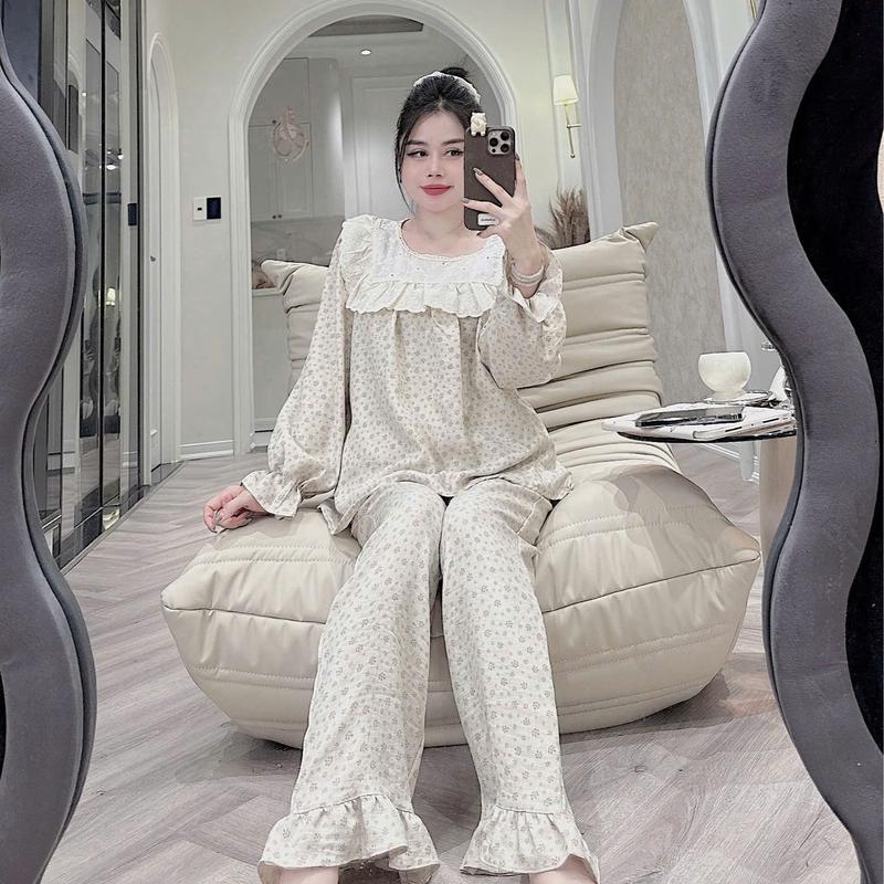 Bộ Quần Áo Nữ Tay Dài Quần Dài - Mã E66 3
