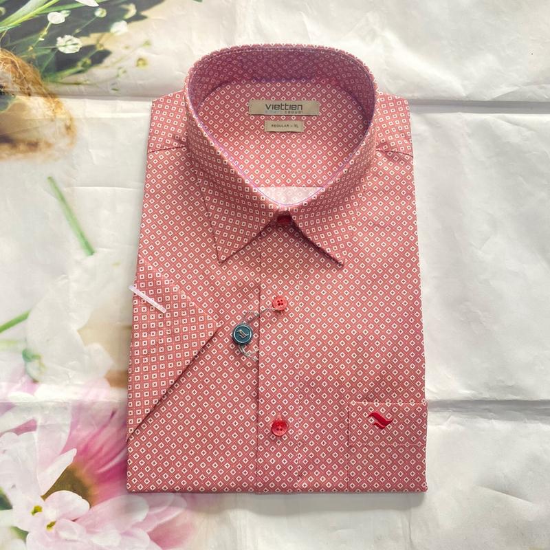 Áo ngắn tay 0660 vạt ngang vải 65% nano phom thường thoáng mát thấm hút mồ hôi tốt size 45-46 (XXL) 4