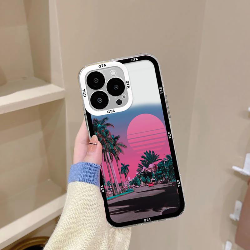 Product Introduction of Ốp Điện Thoại Gta Vice City, Trò Chơi Nóng Bỏng Sang Trọng, Ốp TPU Mềm Trong Suốt, Tương Thích Với iPhone 16, 15, 14, 13, 12, 11, Mini, Pro Max, X, XR, XSMax, 6S, 6, 7, 8 Plus, SE 24