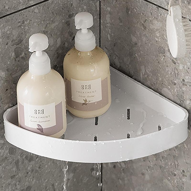 Kệ để đồ phòng tắm kệ đựng bàn chải hộp đựng kem đánh răng ke nha tam ke nha ve sinh khay đựng đồ trang điểm Phòng tắm Giá gắn tường Nhựa