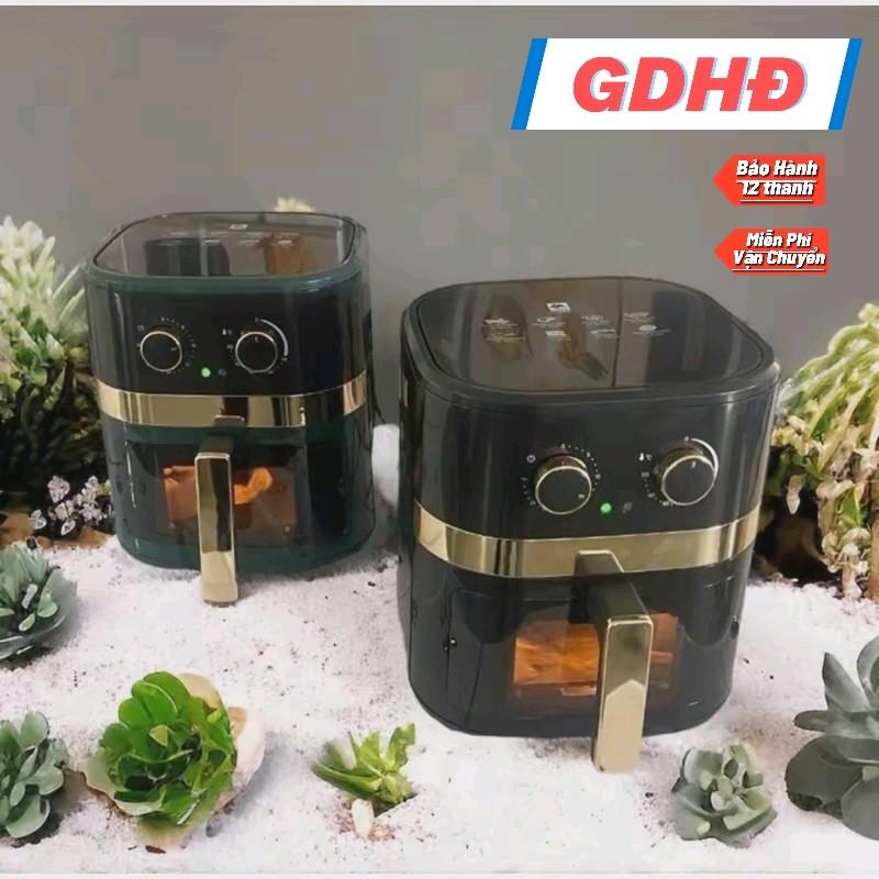 Nồi Chiên Không Dầu Cameo 15L 13L Khoang Kính Công Xuất 1500W Inox - Dung tích lớn, thiết kế thông minh, công suất cao