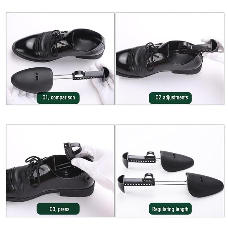 1 Pasang Shoe Tree Adjustable Pria Wanita High Quality | Catokan Sepatu untuk Menjaga Bentuk Sepatu Tetap Seperti Baru Warna Hitam 5
