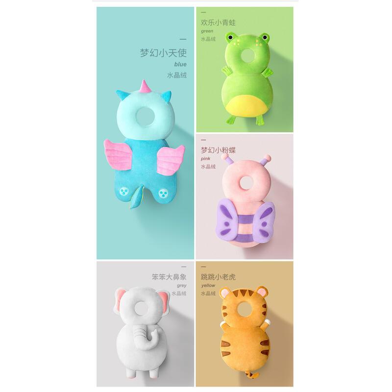 Product Introduction of New Style Shock-resistant Pillow Summer Toddler Headrest Baby Anti-collision Head Protection Pad 8