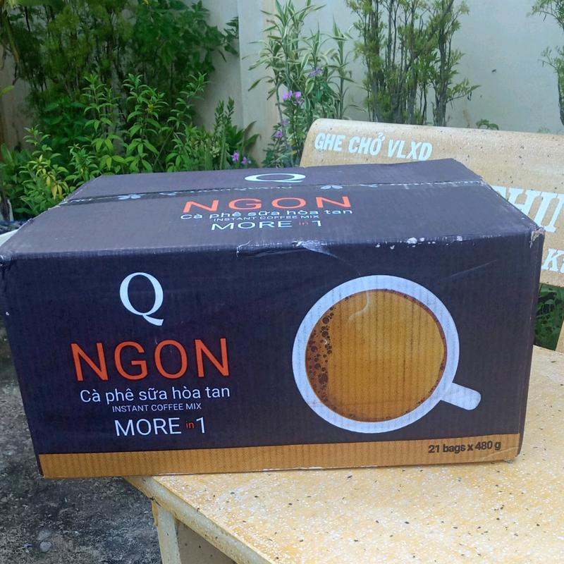 1 thùng cafe trần Quang ngon đen 21 bich x24goi.