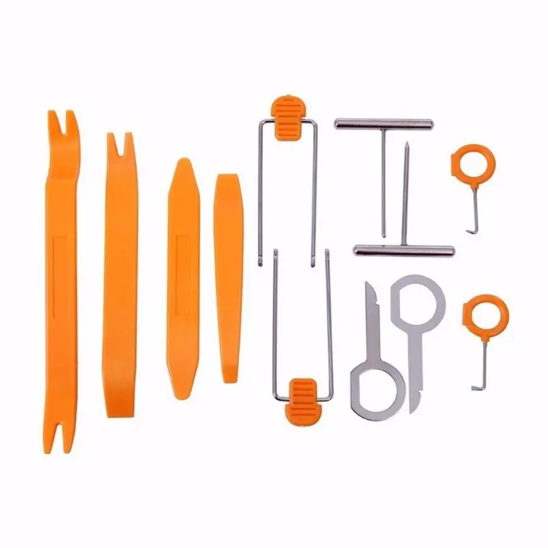 Bộ 12 dụng cụ tháo lắp nội thất xe hơi nhỏ gọn, tiện dụng chất liệu cao cấp không gây xước xe 1