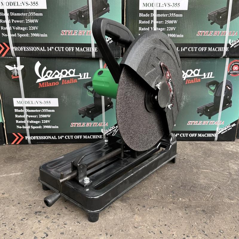 Máy Cắt Sắt Bàn VESPA VS-355 Lõi Đồng 2500W Sẵn Đá Cắt Dụng Cụ Tháo Lắp Lưỡi