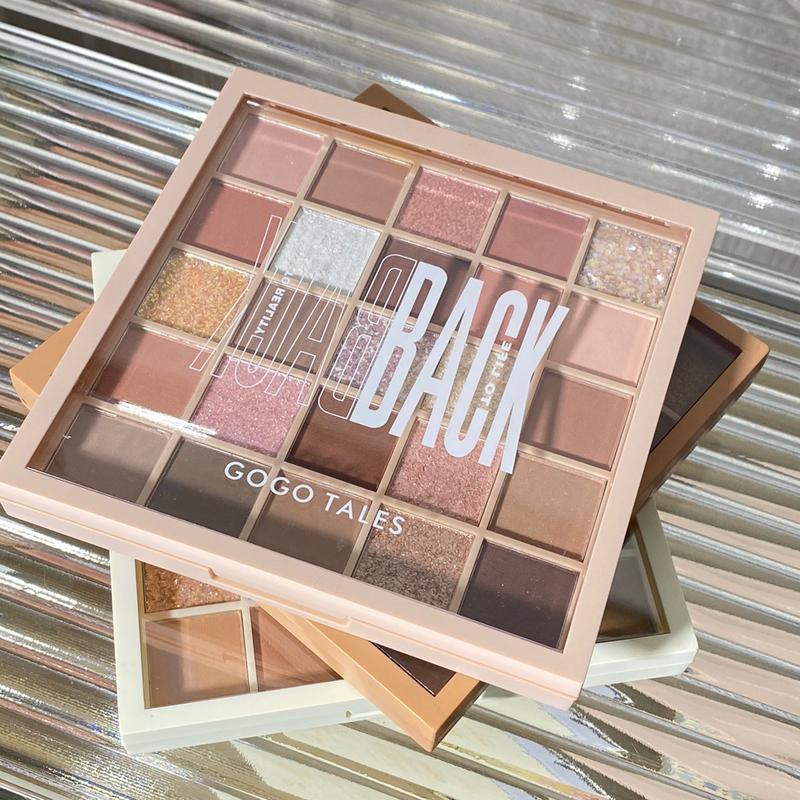 GOGO TALES Bảng Phấn mắt 25 ô GOGO TALES Back to Reality Trang Điểm Eyeshadow Nhũ Mắt Đánh Mắt