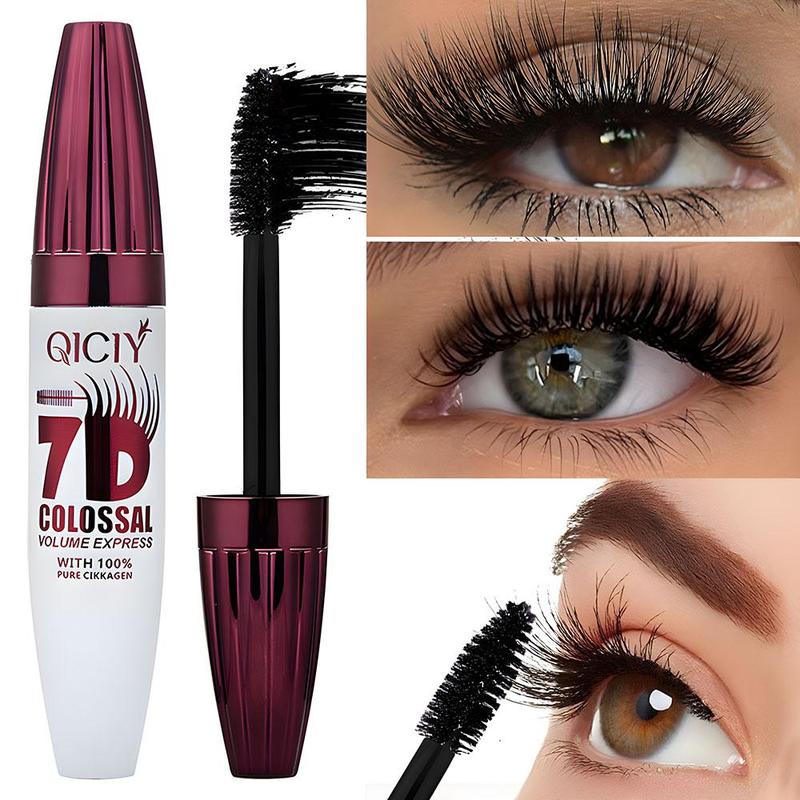 Long Lasting Mascara, 2 Counts Natural Curling Mascara, Eyelashes Lengthening Volumizing Defining, Professional Eye Makeup Products, Cosmetic 8