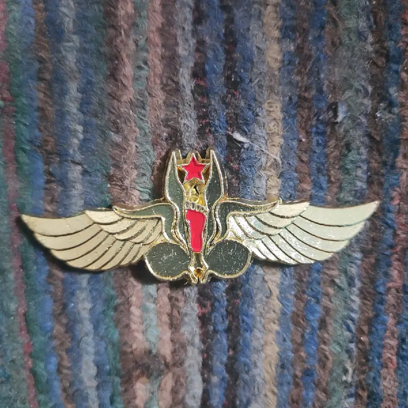 wing tapak merah/hitam pramuka penegak pandega cor logam besi Gold Clips Bros 5