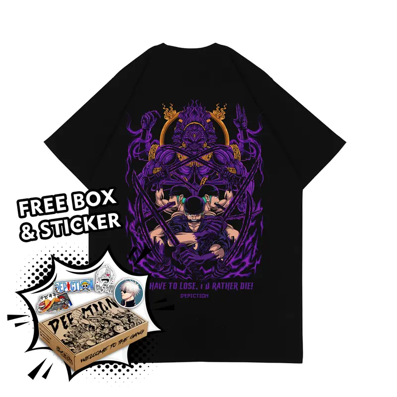 T-SHIRT ONE PIECE - RORONOA ZORO 0
