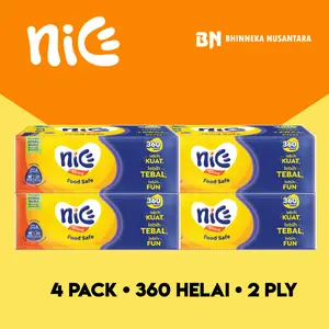 Nice Facial Tissue 360 Helai - 4 Pack